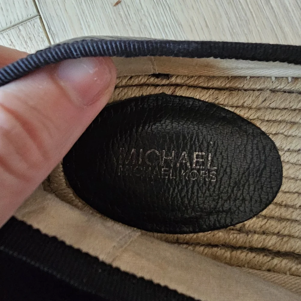Michael Kors Pebbled Leather Espadrilles